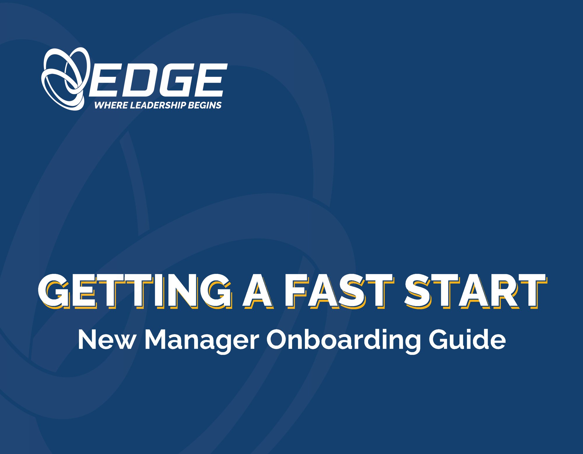 EDGE QUICK START GUIDE